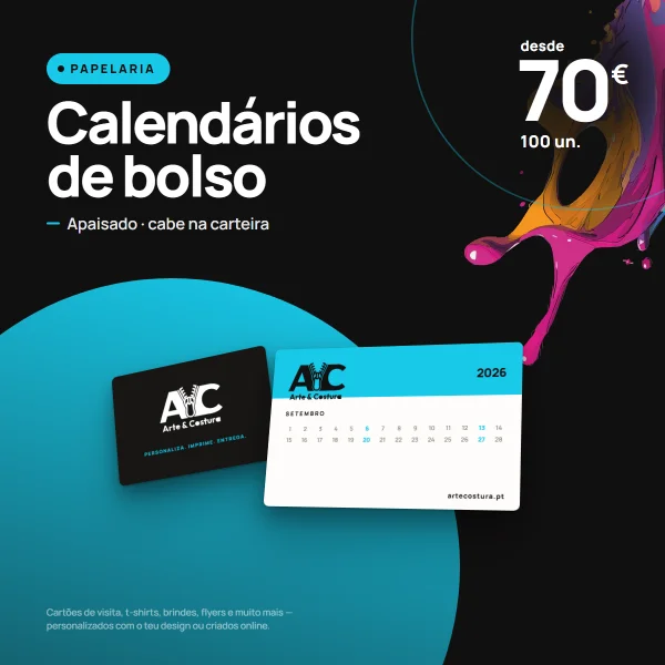 Calendários de Bolso