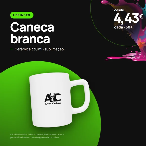 Caneca Cerâmica Personalizada