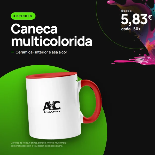 Caneca Multicolorida