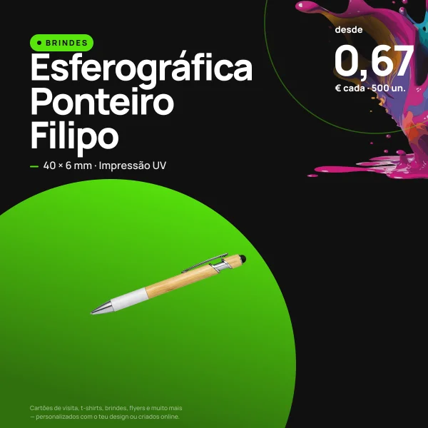 Esferográfica Ponteiro Filipo