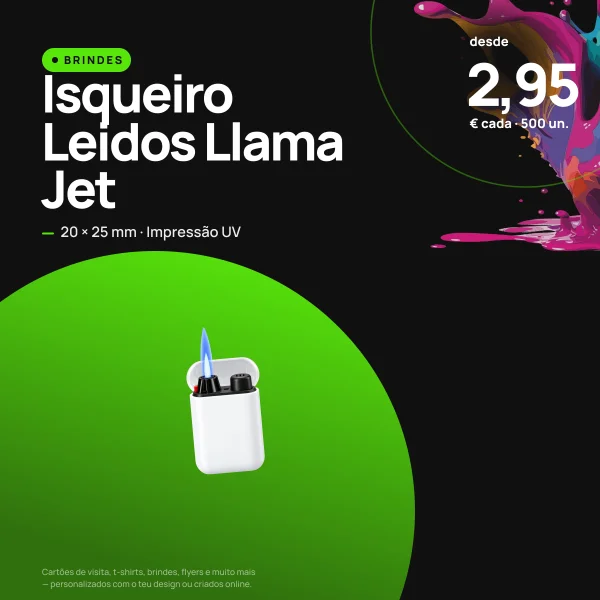 Isqueiro Leidos Llama Jet