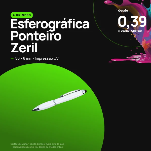 Esferográfica Ponteiro Zeril