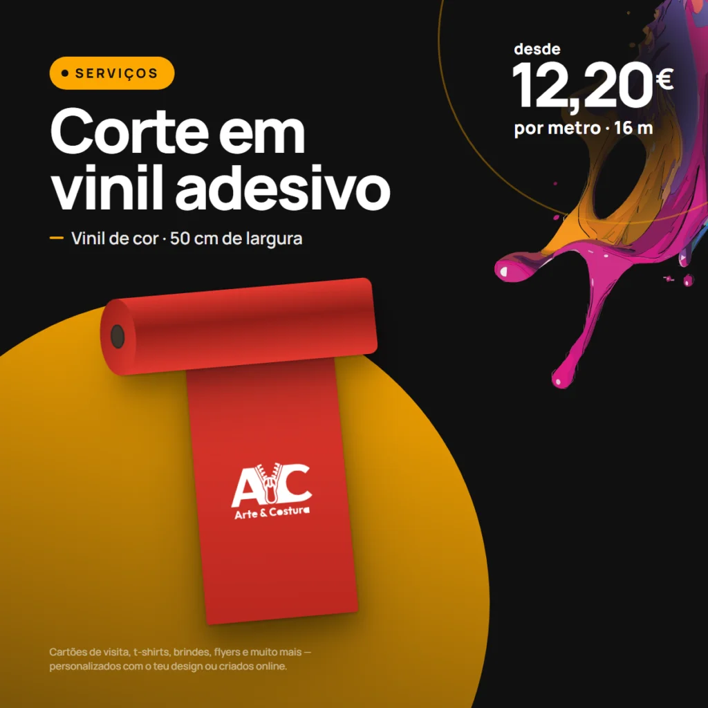Corte em Vinil Adesivo (ao metro)