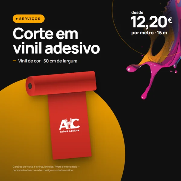 Corte em Vinil Adesivo (ao metro)