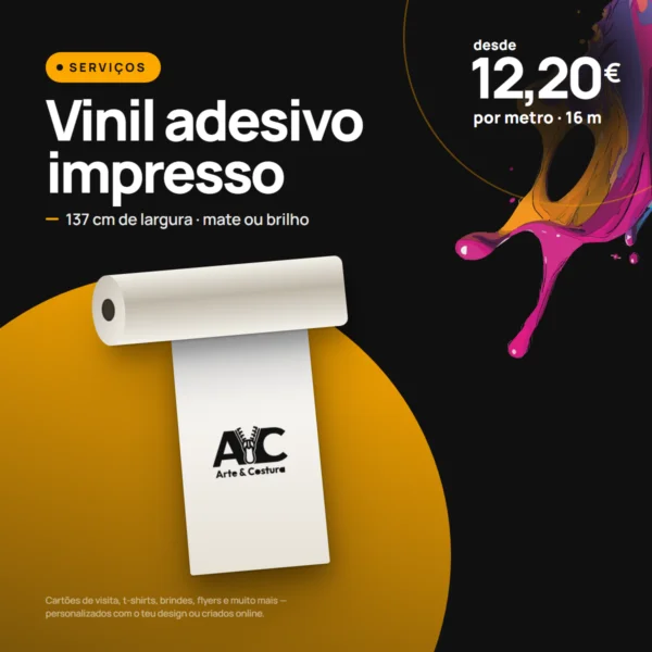 Vinil Adesivo Impresso (ao metro)