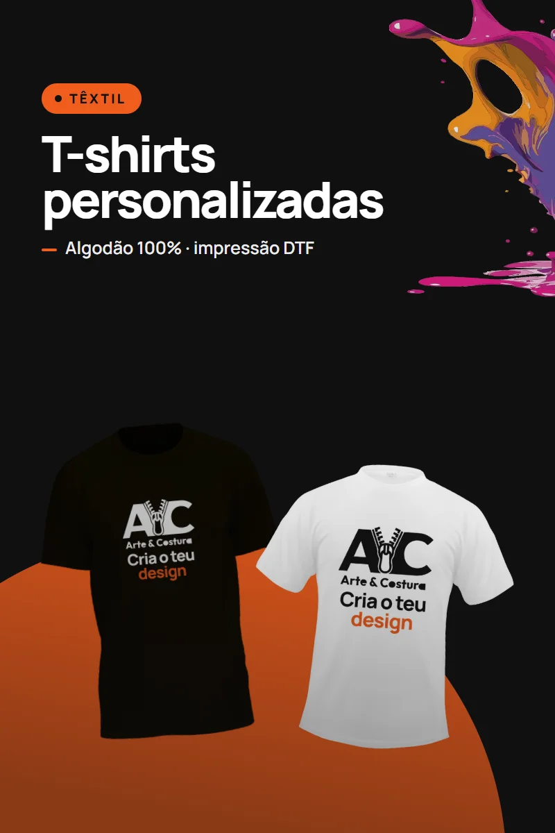 Personaliza a t-shirt como quiseres!
