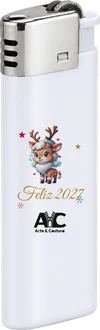 Isqueiro branco personalizado